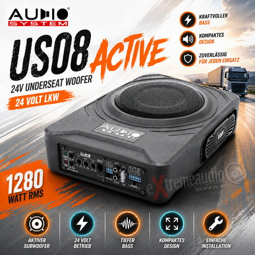 Système audio us08 active - active, 24v