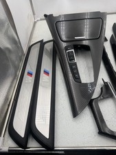12-18 BMW F06 6 Series M6 Gran Coupe Interior Dash Door Trim Carbon Fiber Set!