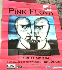 PINK FLOYD AFFICHE POSTER CONCERT BORDEAUX 1994 VINTAGE 160 X 120