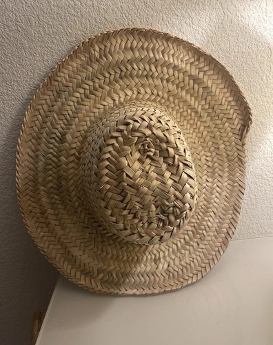 Chapeau paille artisanale - chapeau,