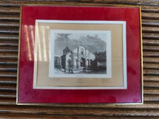 Tableau gravure église - , de