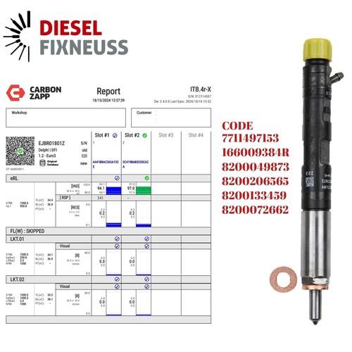 Injecteur ejbr01801a - injecteur,