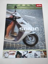 Aprilia 50 Sonic et Sonic GP de 1999 IT Prospectus Catalogue Brochure Moto