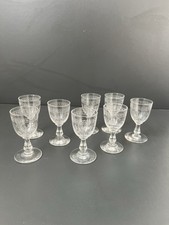 8 Verres A Liqueur En Cristal