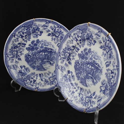 Assiettes mur porcelaine - 2,