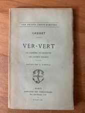 GRESSET VER-VERT LIBRAIRIE DES