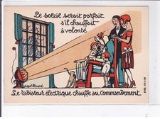 ADVERTISEMENT: Electric Radiator Heats to Command (illustrated by Jo