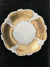 Grand Cuvette en Porcelaine Avec de Nombreux Or Alka , Série Marion No. 65, DM