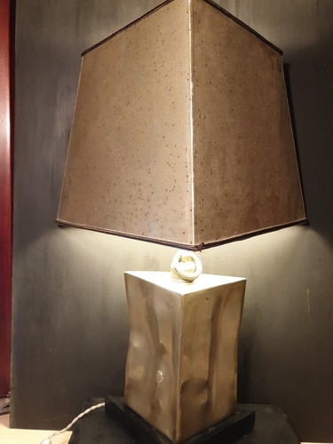 Antique lamp can triangular - lamp,