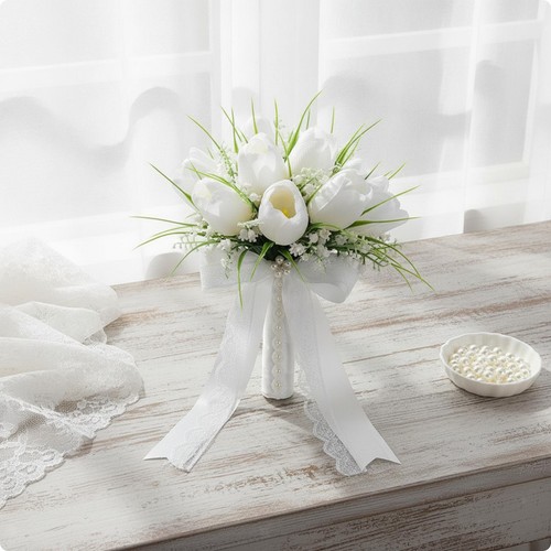Bouquet mariée artificiel - bouquet,