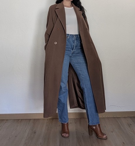Manteau long síntesis camel - manteau,