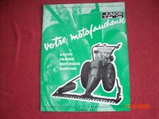 OLD ADVERTISING BROCHURE MOTOR MOWER JUNIOR - STAFORT