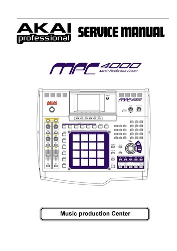 Service manuel instructions - service,