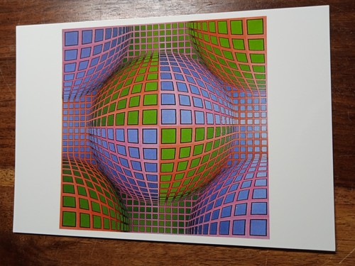 Carte postale vasarely - , lava