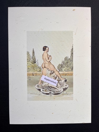 Erotic gyclé print after