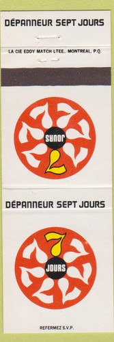 Matchbook cover depanneur - matchbook,