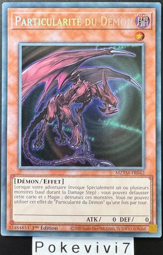 Carte particularite - carte, yu-gi-oh!