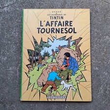 BD TINTIN L' Affaire Tournesol Hergé 4e plat B35
