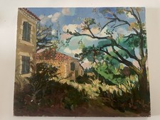 huile sur toile paysage Kritz