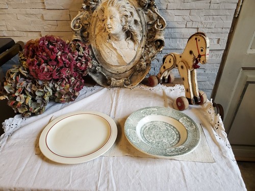 Lot assiettes anciennes - 2,