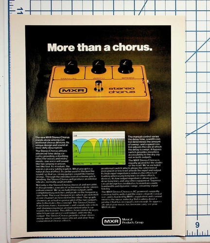 Vintage mxr stereo chorus - vintage,
