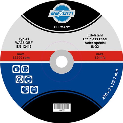 Disque tronçonnage 230x2mm - de,