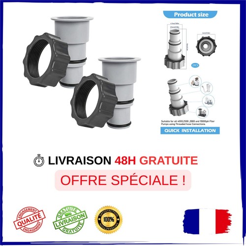 Adaptateur tuyau piscine - adaptateur,