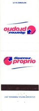 Canada Depanneur Proporio Convenience Store Vintage Matchbook Cover