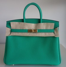 Sac Birkin 25 togo menthe HERMES / 2025  (bag, kelly, borsa)
