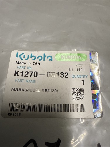 Autocollant capot kubota - de,