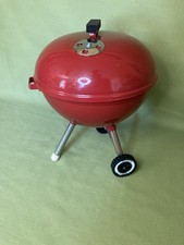 Red Weber Teleflora BBQ Mini Grill Smoker with Cover and Grate 8" x 6"