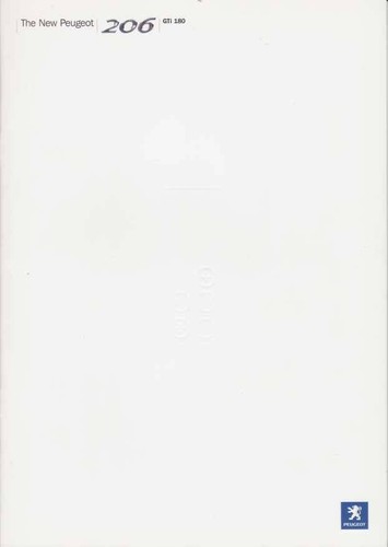 Catalogue peugeot 206 - 206, gti