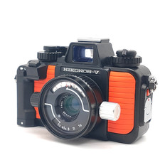 [ MINT ] Nikon NIKONOS V Orange Underwater Film Camera w/ 35mm F/2.5 from JAPAN