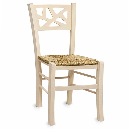 Chaise sissy bois - brut, À