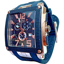 CERRUTI 1881 - ROSE GOLD - WATER RESISTANT 3 ATM - BLACK DIAL - Ø46MM