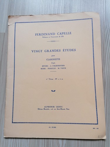 Partition grandes études - partition, 20