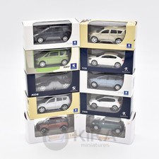 Lot de 10 miniatures Peugeot, Citroën, Mini NOREV 3 inches 1/64