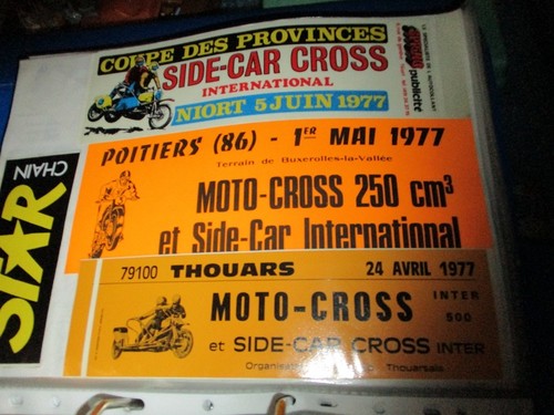 Autocollants moto cross - 4,