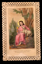 Image pieuse  dentelle canivet