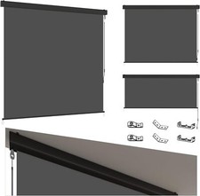 Store Vertical, Rétractable avec Coffre, Occultant Exterieur Fenetre 250cm