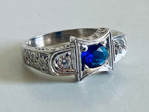 Ancien bague argent - bague,