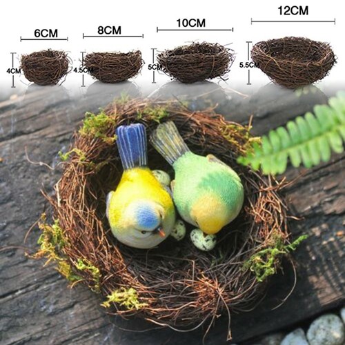Oiseau nid naturel rotin - nid,