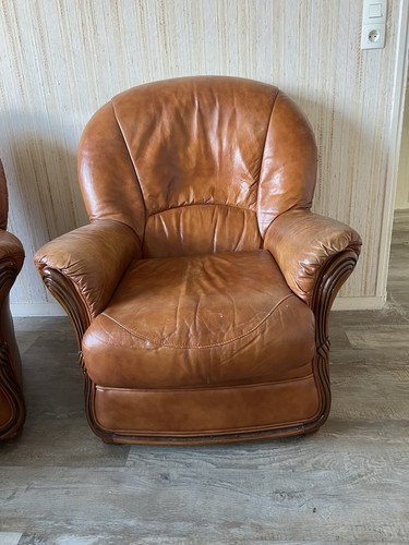 Fauteuil vintage cuir - fauteuil,