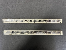 JEEP GRAND CHEROKEE SRT SUPERCHARGED BADGE OEM MOPAR 68309576AA x 2 pieces