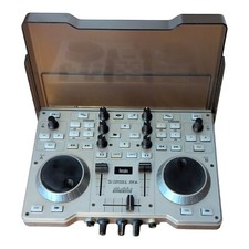 Hercules DJ Console MK4 Black Two Jog Wheels Fader Good Condition
