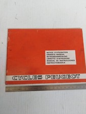 1981 Peugeot 101 102 103 105 TSE.R TSM.R MULTILANG MAINTENANCE USE MANUAL