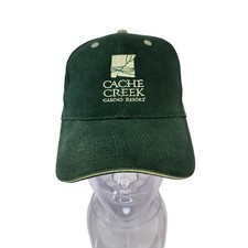 Cache Creek Casino Resort - Green Adjustable Golf Baseball Cap Hat