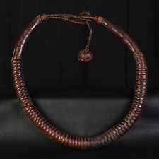 Collier en cuir Touareg XIXe Siècle Ethnique Ethnographie