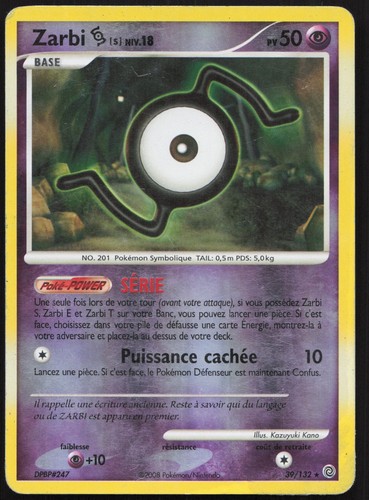 Carte pokémon zarbi 132 - carte, s