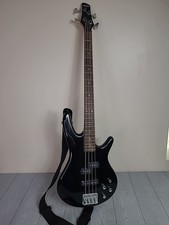 Ibanez GSR200 Black Electric Bass Guitar- Gio Soundgear- 44" Long with 4 Strings